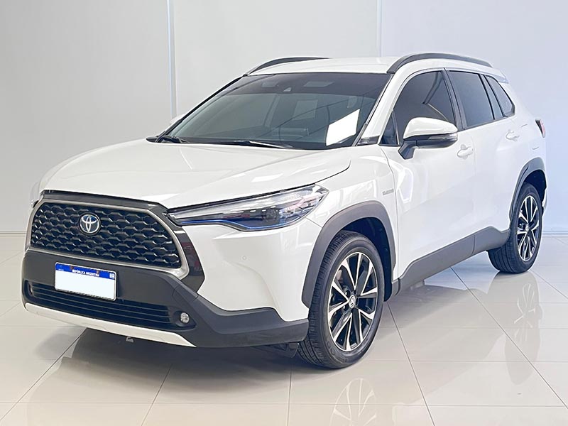 COROLLA CROSS SEG HEV 1,8 CVT  AÑO: 2022 KM: 62.385  COLOR: BLANCO PERLA